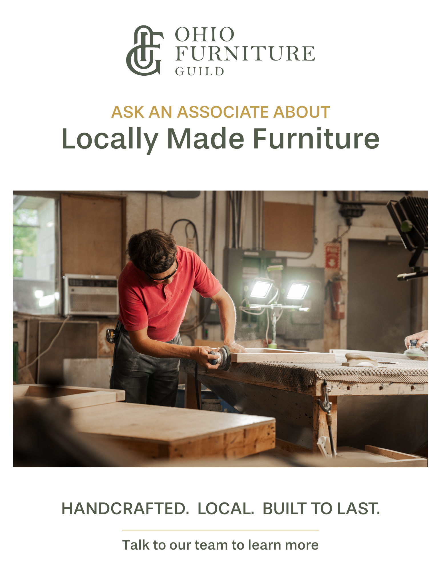 Ask an Associate About Locally Made Furniture