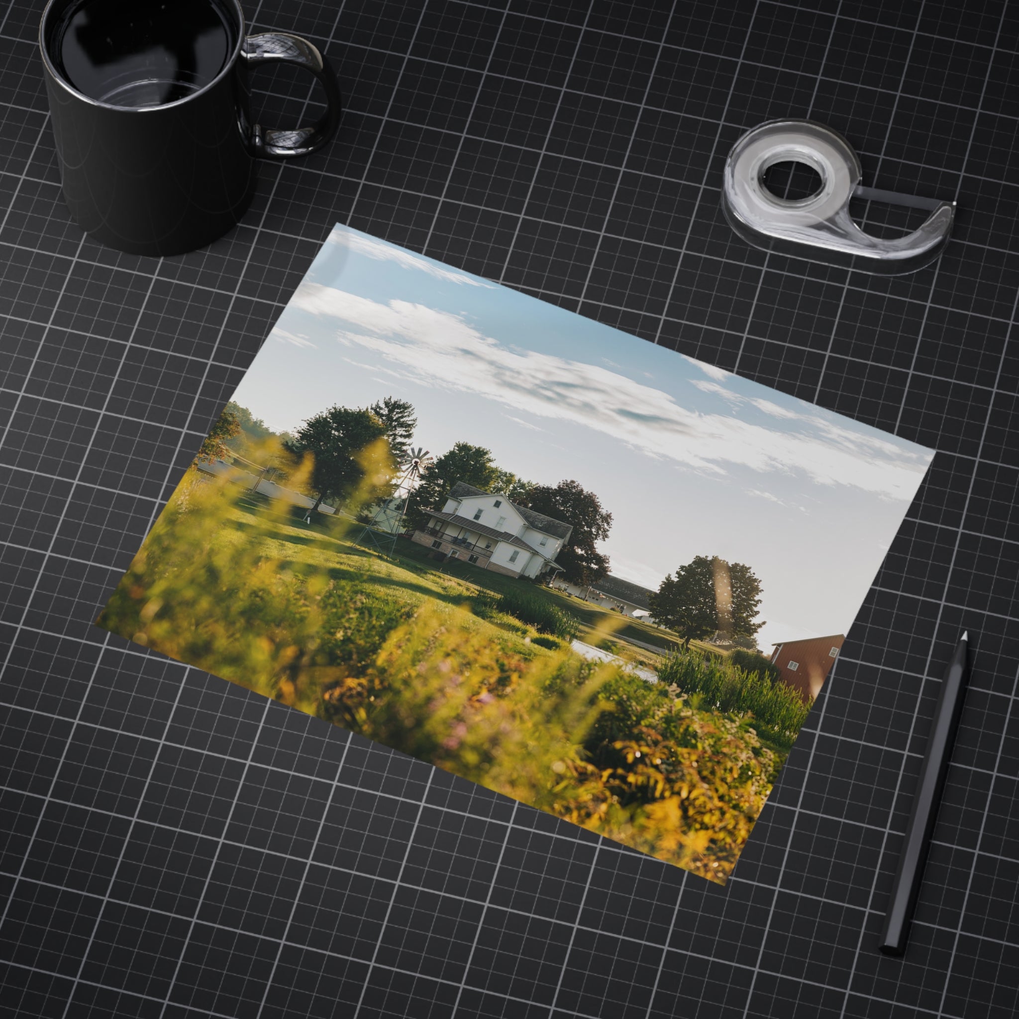 Country Homestead 10x8 Print