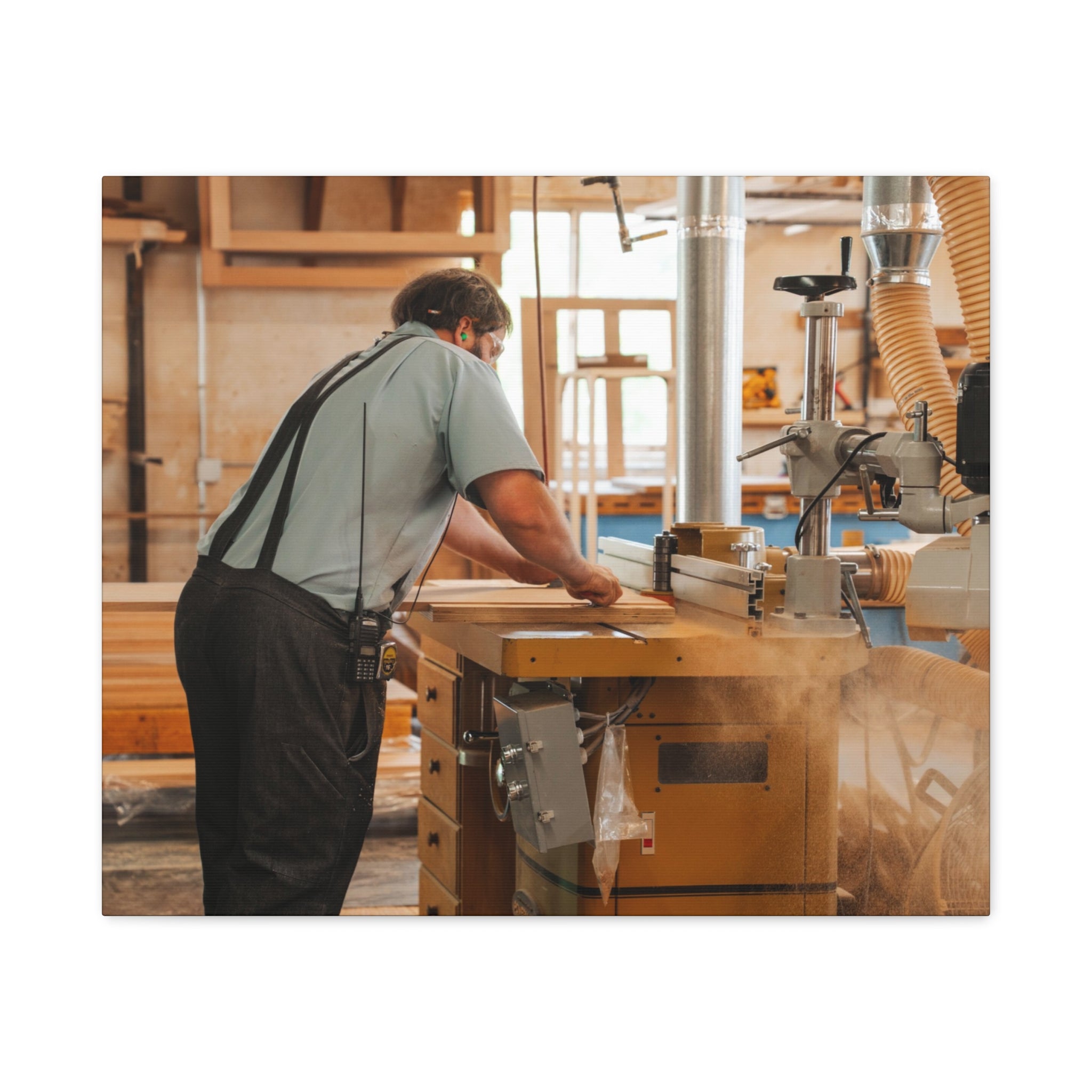 At the Bench Canvas