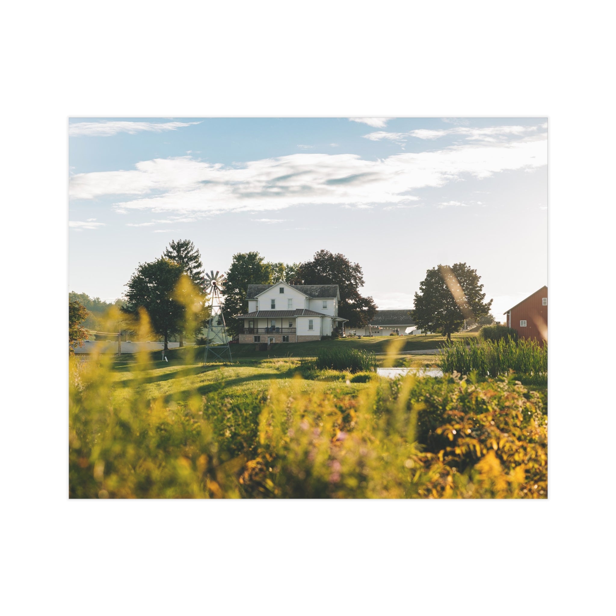 Country Homestead 10x8 Print