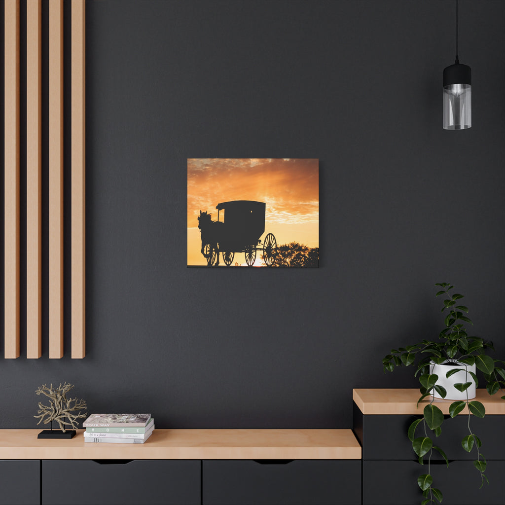 Evening Buggy Ride Canvas