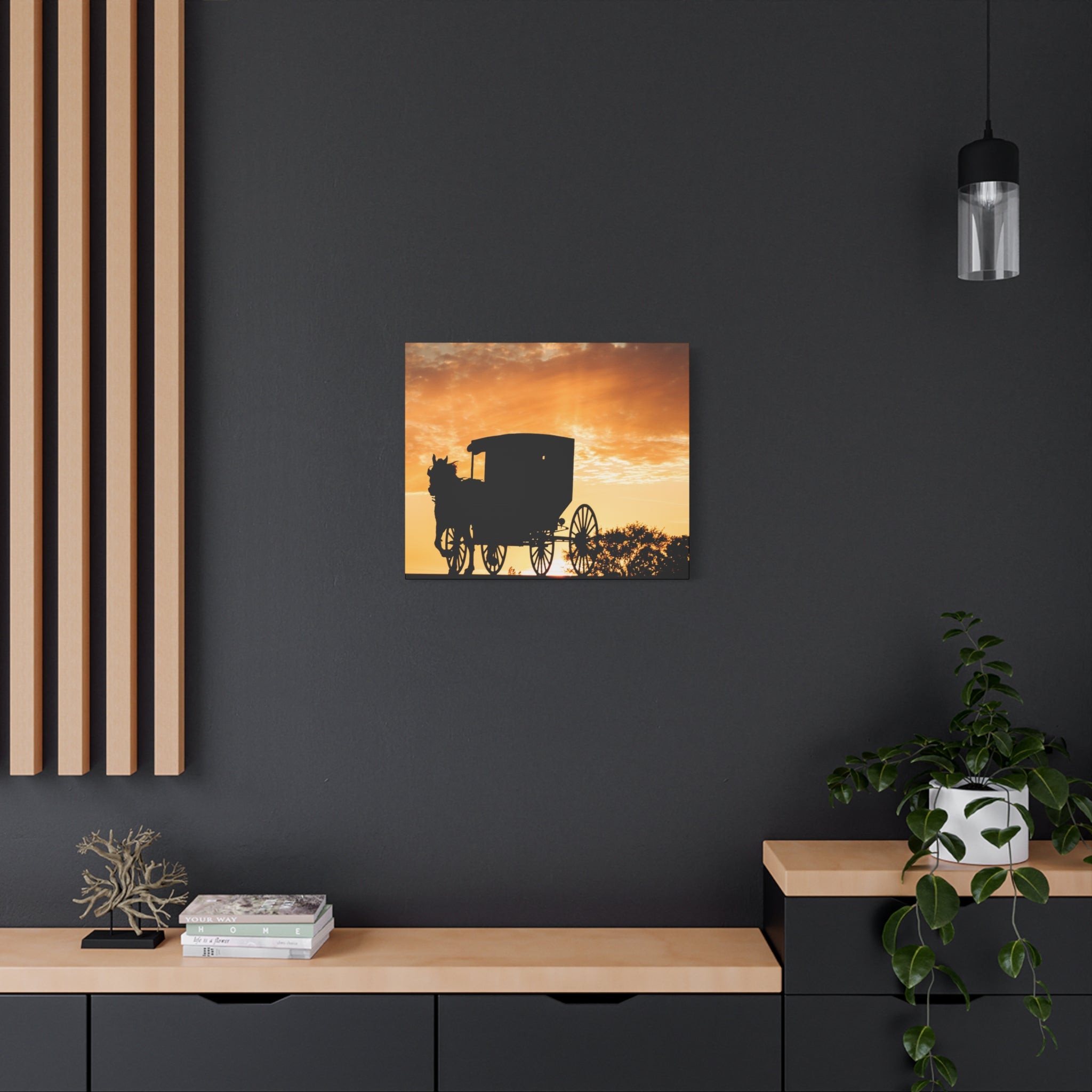 Evening Buggy Ride Canvas