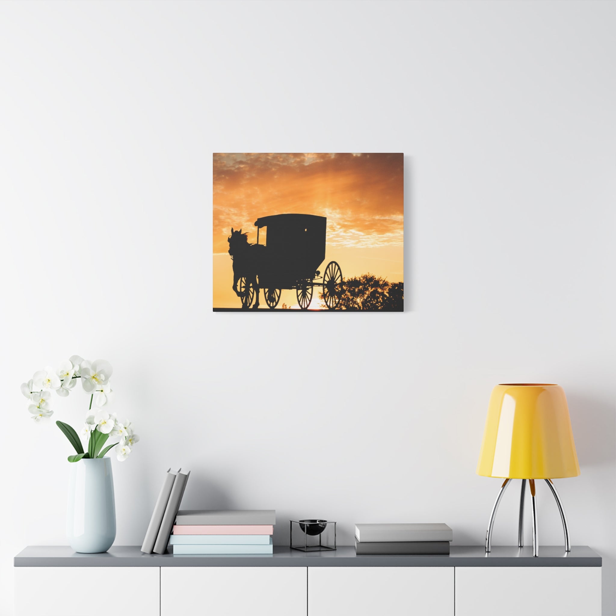 Evening Buggy Ride Canvas