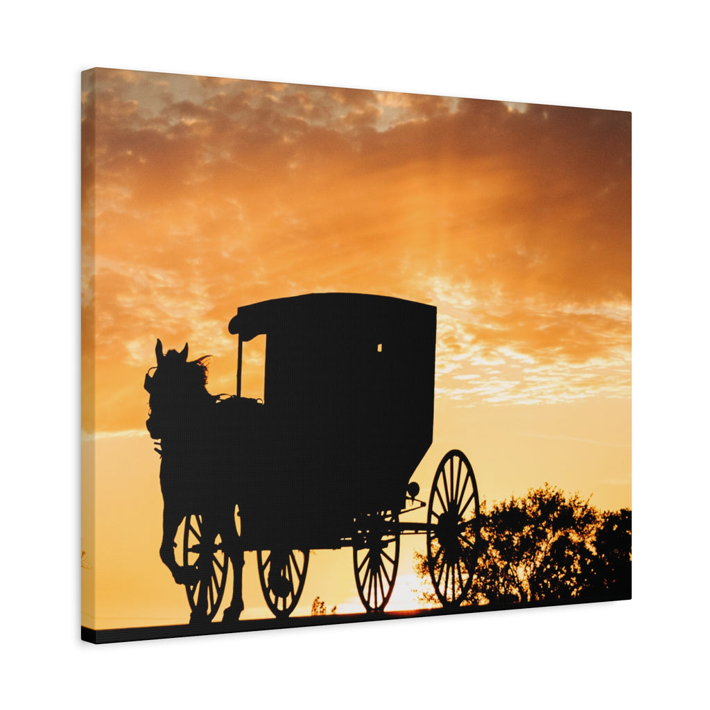 Evening Buggy Ride Canvas