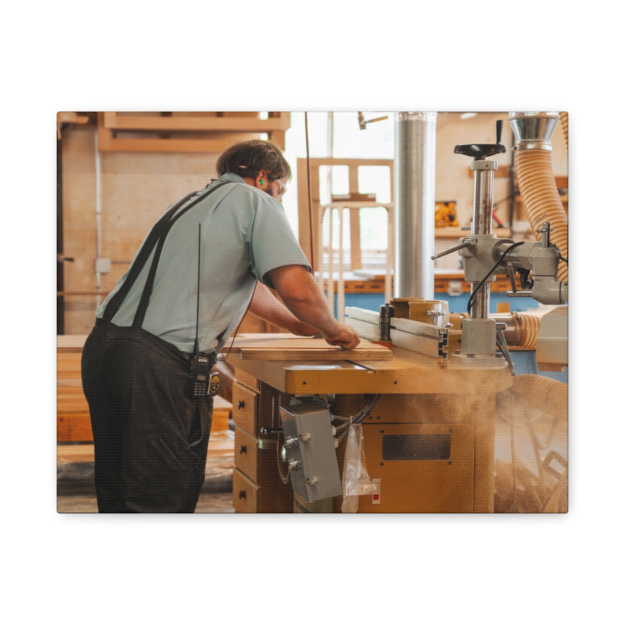 At the Bench Canvas