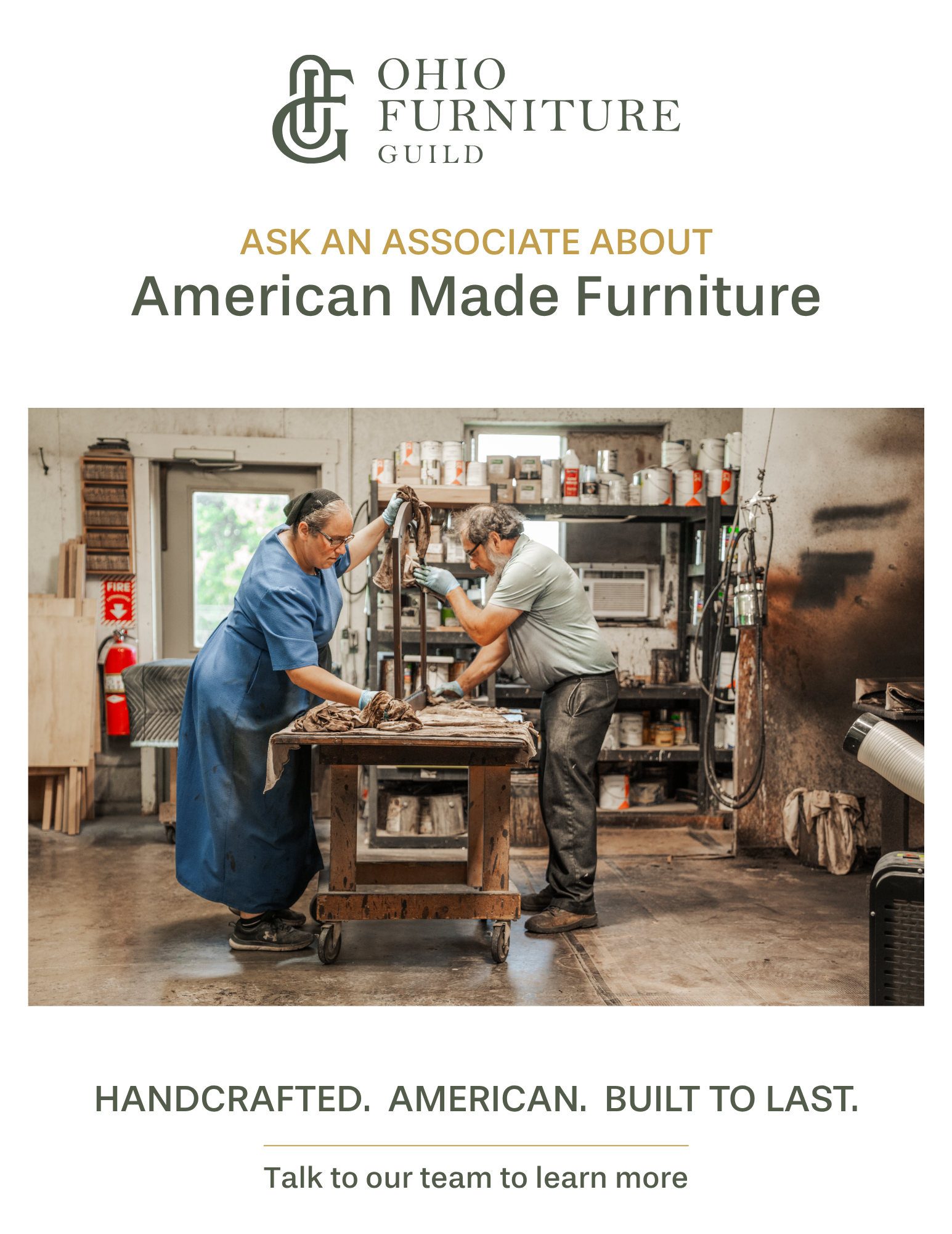 Ask an Associate About American Made Furniture