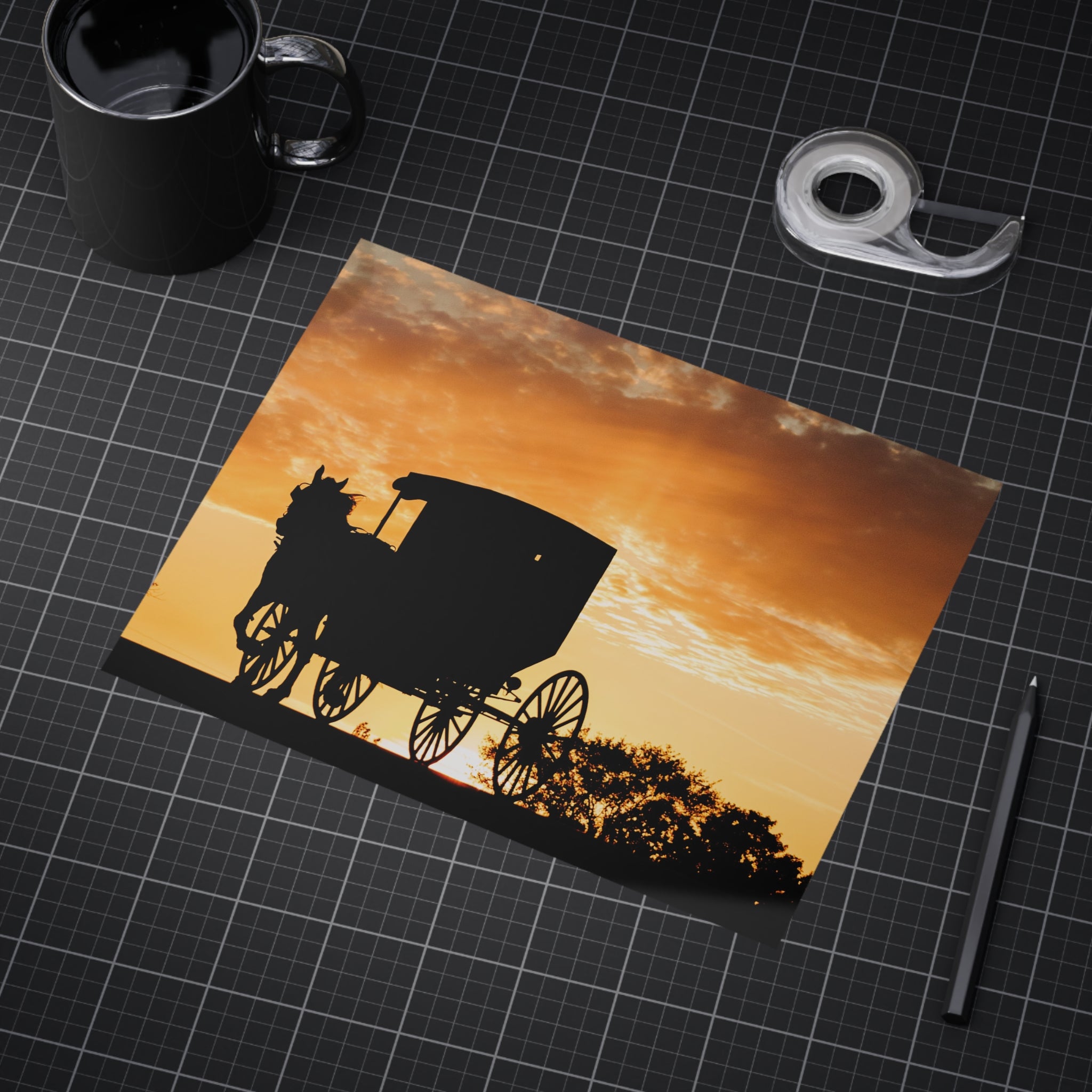 Evening Buggy Ride 10x8 Print
