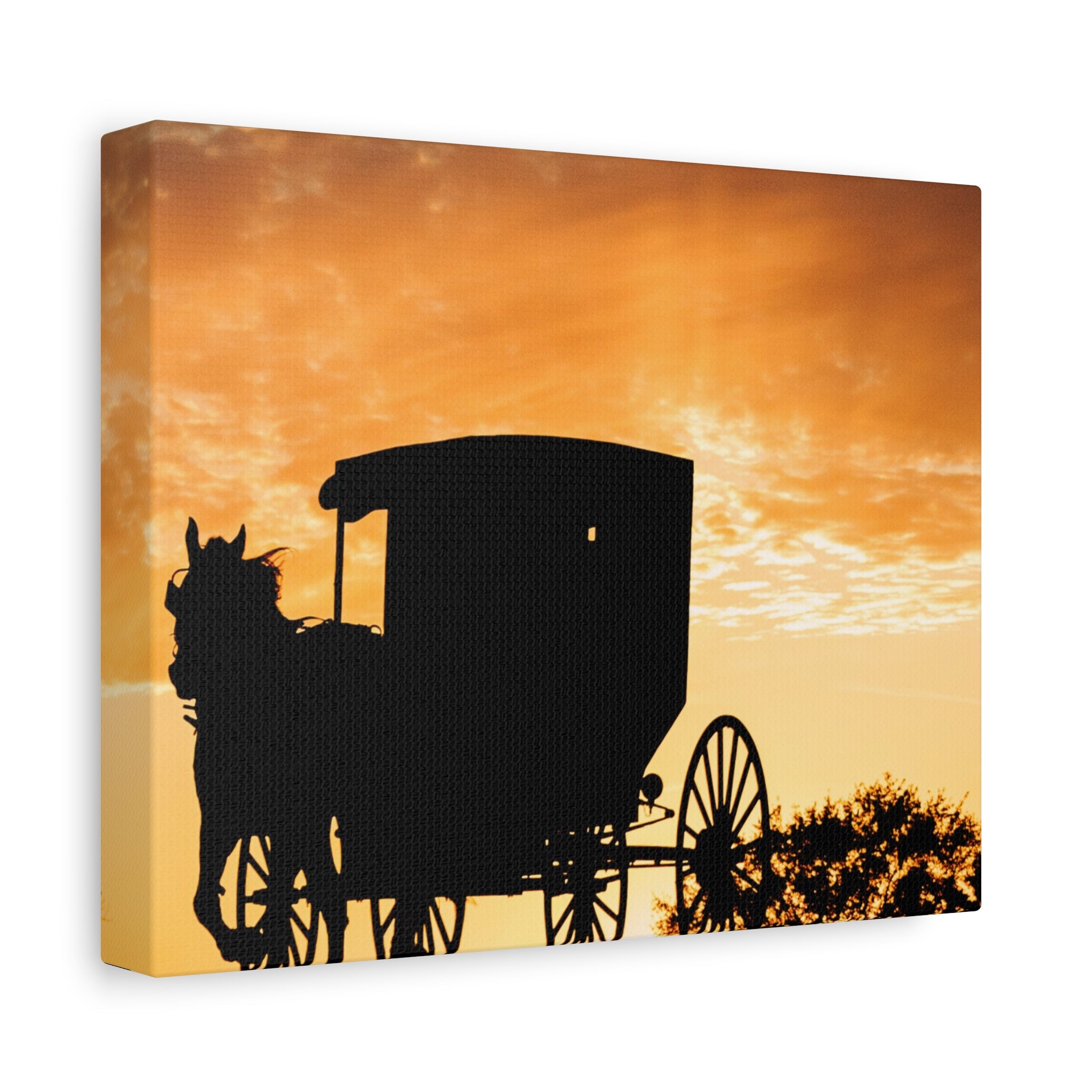 Evening Buggy Ride Canvas