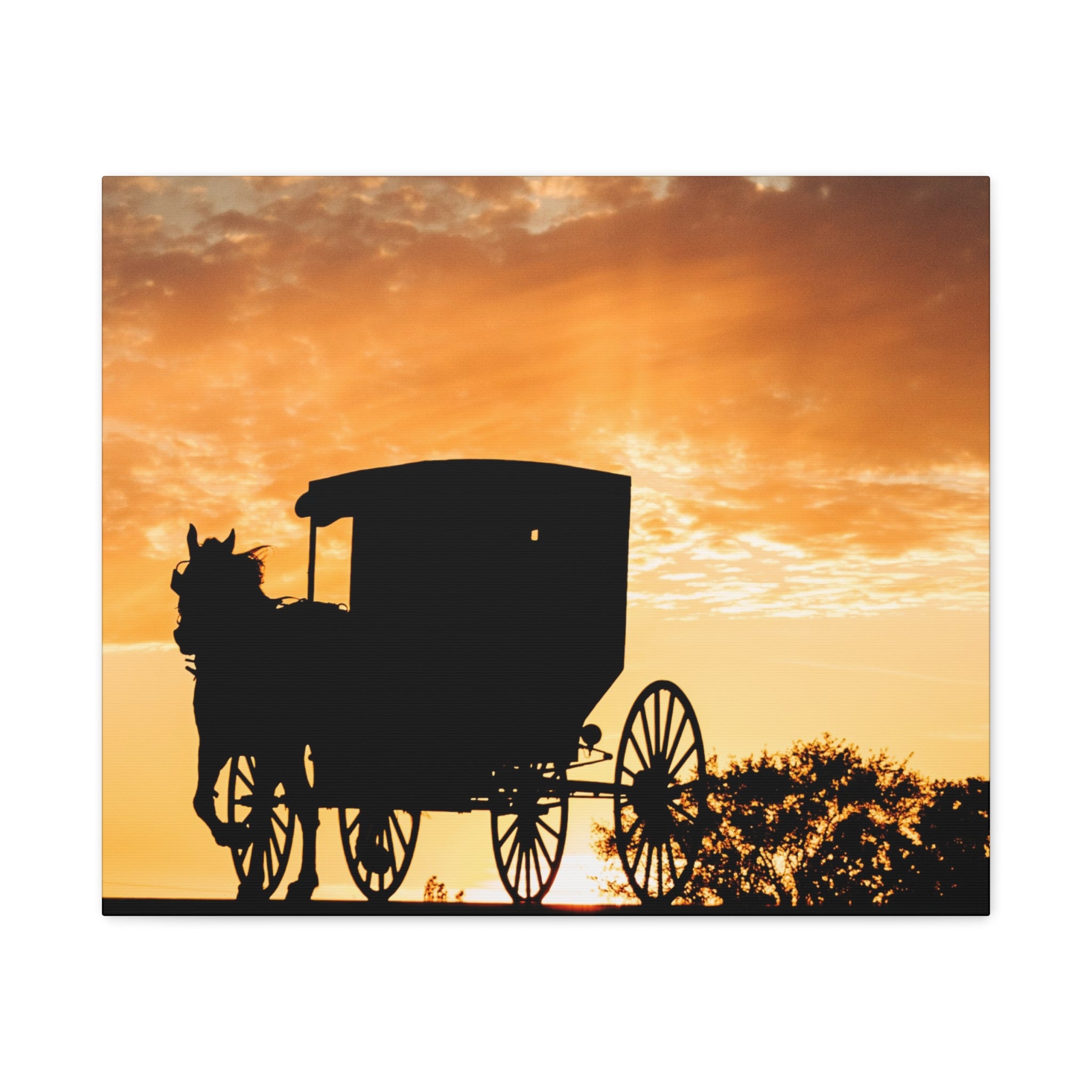 Evening Buggy Ride Canvas