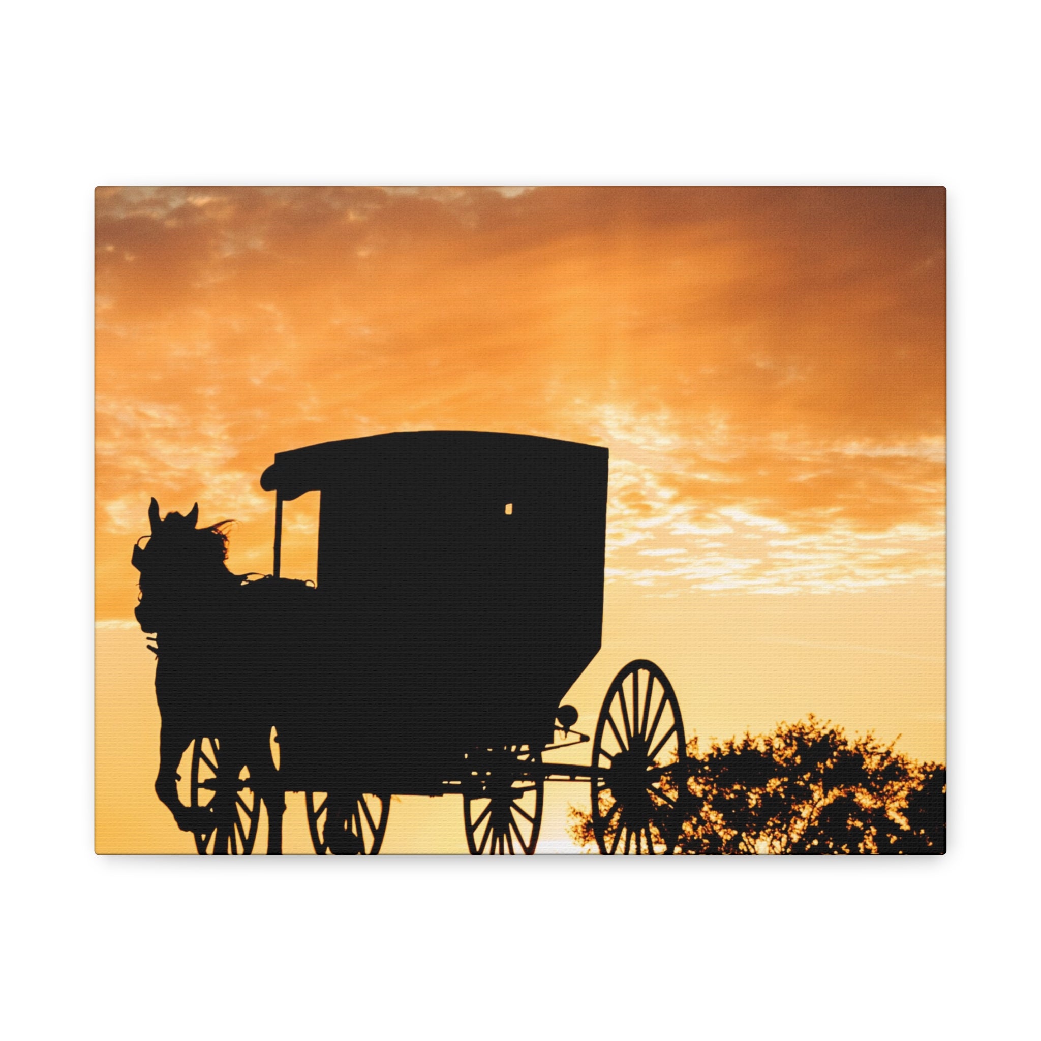 Evening Buggy Ride Canvas