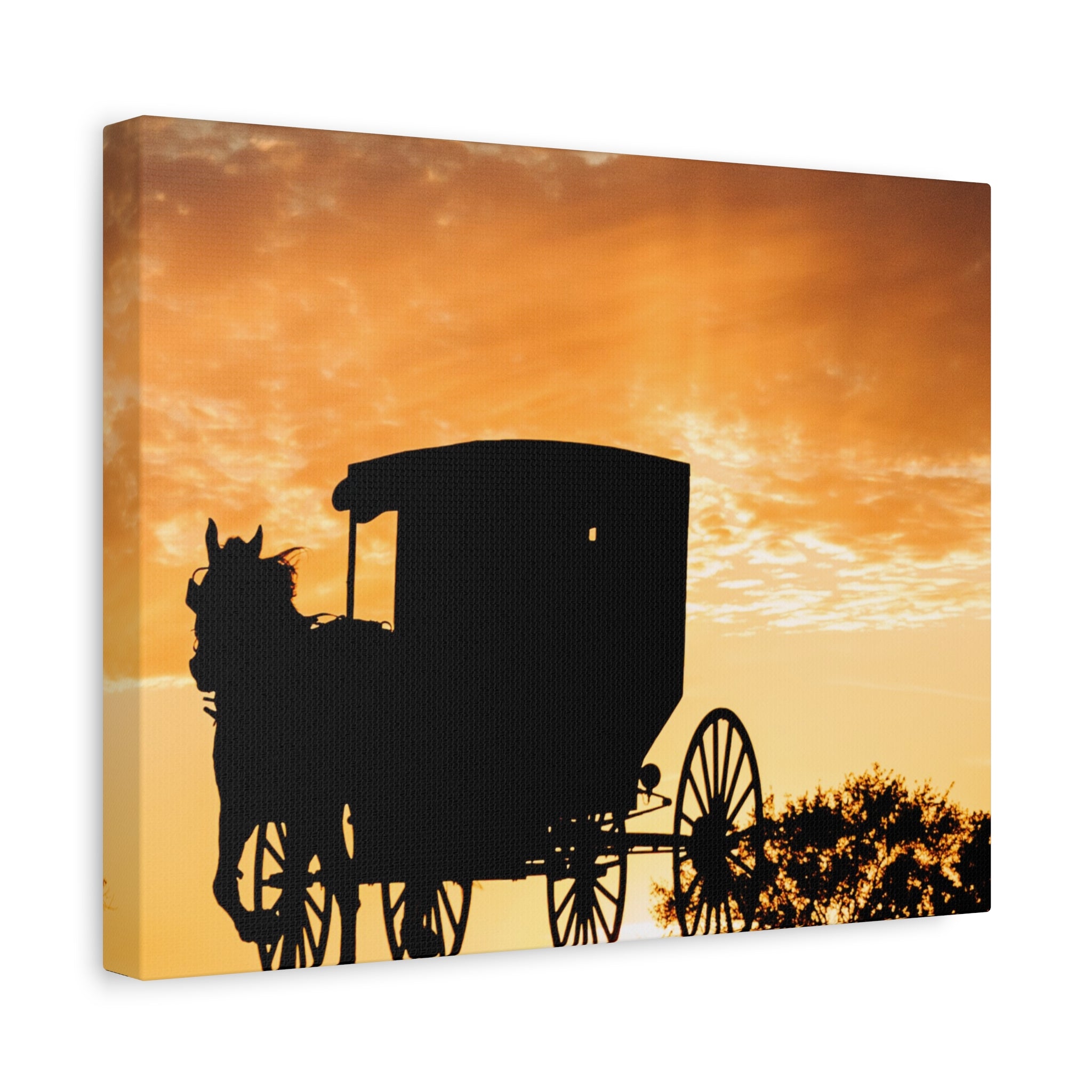 Evening Buggy Ride Canvas